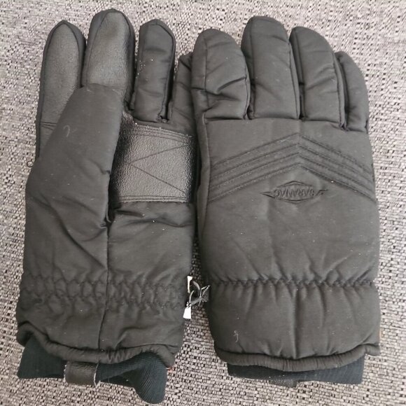 SARANIC SKI SNOW WORK BLACK LINED WATERBLOC GRIPP MENS GLOVES L - Picture 1 of 7